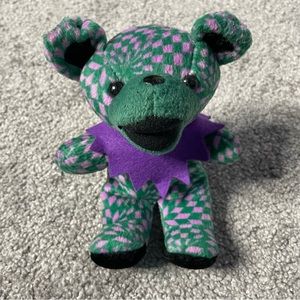 GRATEFUL DEAD Pearly Baker  1st Gen LIQUID BLUE BEANIE BEAR  Jerry Garcia